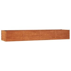 vidaXL Hochbeet Rostig 320x80x45 cm Cortenstahl