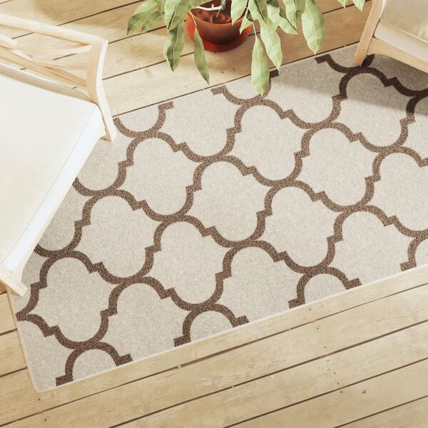 vidaXL Teppich Kurzflor Mehrfarbig 80x300 cm Rutschfest