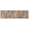 vidaXL K&uuml;chen Teppich Brauner Beton 300 x 60 cm 100% Polyamid Waschbar