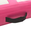 vidaXL Aufblasbare Gymnastikmatte mit Pumpe 700x100x15 cm PVC Rosa