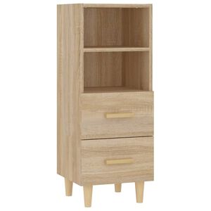 vidaXL Sideboard Sonoma-Eiche 34,5x34x90 cm Holzwerkstoff