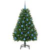 vidaXL K&uuml;nstlicher Weihnachtsbaum Gr&uuml;n 150 cm PVC und Metall