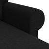 vidaXL Sofa 160cm Schwarz Metall