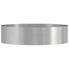 vidaXL Pflanzenring Silber 80 x 80 x 20 cm Edelstahl