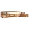 vidaXL Outdoor-Sofagarnitur 5 pcs Natur Massivholz Akazie