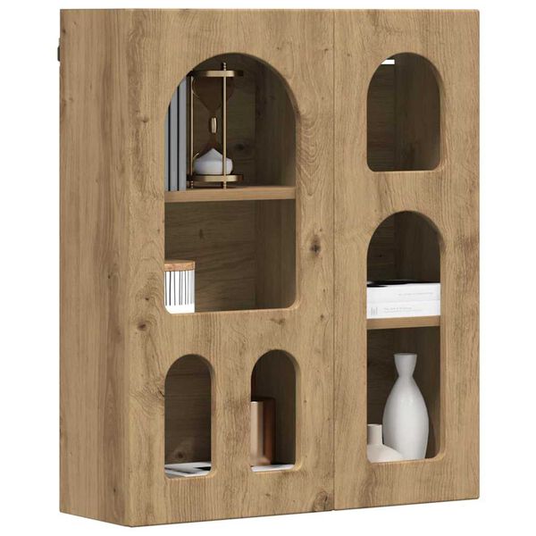 vidaXL H&auml;ngeschrank Artisan-Eiche 59 x 20 x 71,5 cm Holzwerkstoff