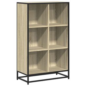 vidaXL B&uuml;cherregal Sonoma-Eiche 65,5x33x107,5 cm Holzwerkstoff