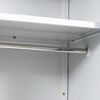 vidaXL Schlie&szlig;fachschrank 2 T&uuml;ren Metall 90x40x180 cm Grau und Blau
