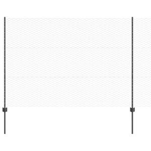 vidaXL Geschwei&szlig;ter Drahtzaun 100 x 1,5 m (B x H)