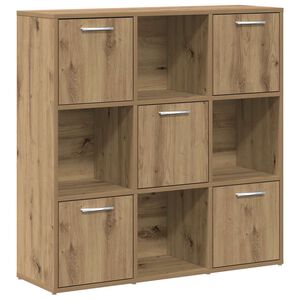vidaXL B&uuml;cherregal Artisan-Eiche 90x28x90 cm Holzwerkstoff