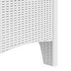 vidaXL Gartenstuhl 4 pcs Weiß 53 x 49 x 85 cm PP