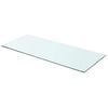 vidaXL Regalboden Glas Transparent 70x30 cm