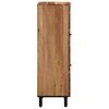 vidaXL Highboard mit Regal Natur 40 x 33,5 x 110 cm Massivholz Akazie