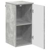 vidaXL Badezimmerschrank Wandmontiert Beton Grau 30 x 31,5 x 61 cm