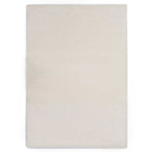 vidaXL Teppich 80x150cm Kunstkaninchenfell Creme