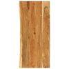 vidaXL Badezimmer-Waschtischplatte Massivholz Akazie 114x52x4 cm
