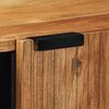 vidaXL Sideboard mit Regal Natur 90 x 33,5 x 75 cm Massivholz Akazie