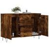 vidaXL Sideboard Räuchereiche 101,5x35x70 cm Holzwerkstoff