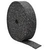 vidaXL Gummi-Granulat-Rolle Schwarz 2000 x 10 x 0,6 cm Gummi