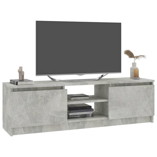 vidaXL TV-Schrank Betongrau 120&times;30&times;35,5 cm Holzwerkstoff
