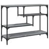 vidaXL Konsolentisch Grau Sonoma 100x30x75 cm Holzwerkstoff