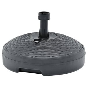 vidaXL Sonnenschirmst&auml;nder Sand/Wasser 20L Anthrazit Kunststoff Rattan