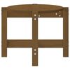 vidaXL Couchtisch Honigbraun 87x48x35 cm Massivholz Kiefer