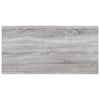vidaXL Wandregale 4 Stk. Grau Sonoma 60x20x1,5 cm Holzwerkstoff