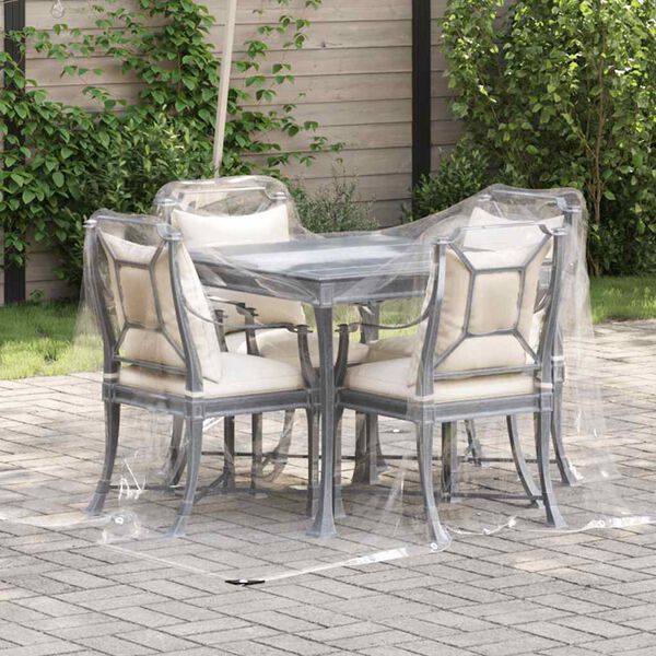 vidaXL Transparente Plane mit Ösen 2x3 m PVC