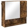 vidaXL Spiegelschrank Ger&auml;ucherte Eiche 59 x 17 x 55 cm Holzwerkstoff