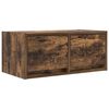 vidaXL TV-Schr&auml;nke 2 Stk. R&auml;uchereiche 60x31x25,5 cm Holzwerkstoff