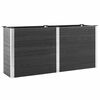 vidaXL Garten-Hochbeet 200x50x91 cm WPC Grau