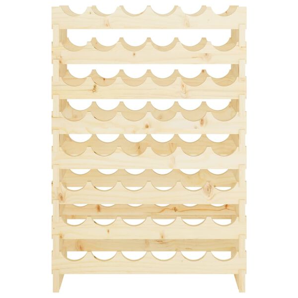 vidaXL Weinregal 65x29x90 cm Massivholz Kiefer