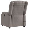 vidaXL Massagesessel Taupe Stoff
