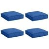 vidaXL Kissen 4 pcs K&ouml;nigsblau 40 x 40 x 8 cm Oxford-Stoff