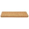 vidaXL Stufenmatten Selbstklebend Sisal-Optik 30 Stk. 65x21x4cm Orange