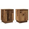 vidaXL Nachttisch 2 pcs Altholz 39 x 34,5 x 50 cm Holzwerkstoff