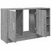 vidaXL Waschbeckenunterschrank Grau Sonoma 90x29x55 cm Holzwerkstoff