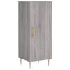 vidaXL Highboard Grau Sonoma 34,5x34x180 cm Holzwerkstoff