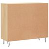 vidaXL Sideboard Sonoma-Eiche 90x34x80 cm Holzwerkstoff
