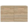 vidaXL Wandschrank Sonoma-Eiche 60x36,5x35 cm Holzwerkstoff