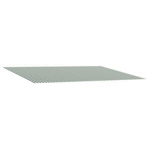 vidaXL Markisenersatzstoff Gr&uuml;n und Wei&szlig; 400 x 350 cm Polyester