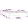 vidaXL Boxspringbett ohne Matratze Rosa 140x210 cm Samt
