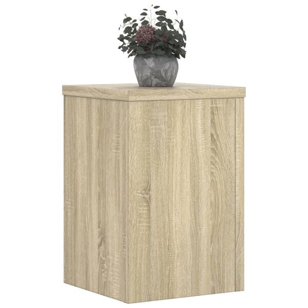 vidaXL Pflanzenst&auml;nder 2 Stk. Sonoma-Eiche 25x25x35 cm Holzwerkstoff