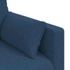 vidaXL Sofa Blau Gesamtabmessungen: 139 x 78 x 80 cm (B x T x H) Samt