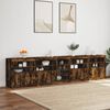 vidaXL Sideboard mit LED-Leuchten R&auml;uchereiche 283x37x67 cm