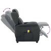 vidaXL Massagesessel Dunkelgrau 93,5 x 67,5 x 101,5 cm Stoff