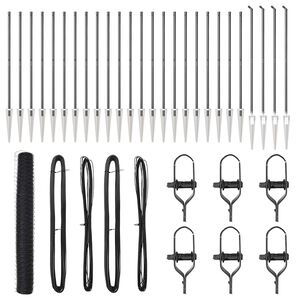 vidaXL Zaunpfosten Grau