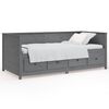 vidaXL Tagesbett Grau 75x190 cm Massivholz Kiefer