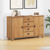 vidaXL Sideboard ASKIM 133,5 x 40 x 79 cm Massivholz Kiefer